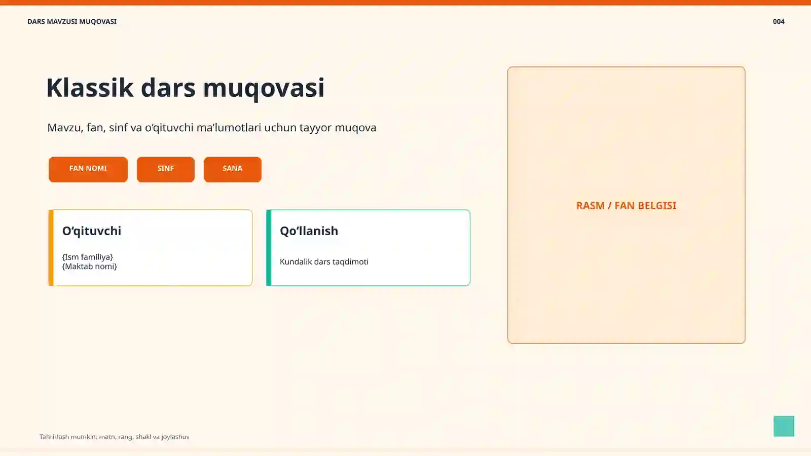 O‘QITUVCHILAR UCHUN 100 TA PREMIUM POWERPOINT SHABLON 4