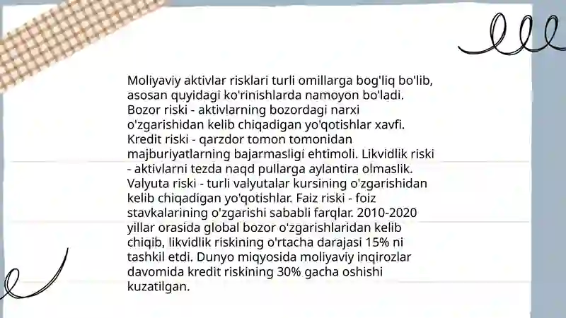 Aktivlar riski 4