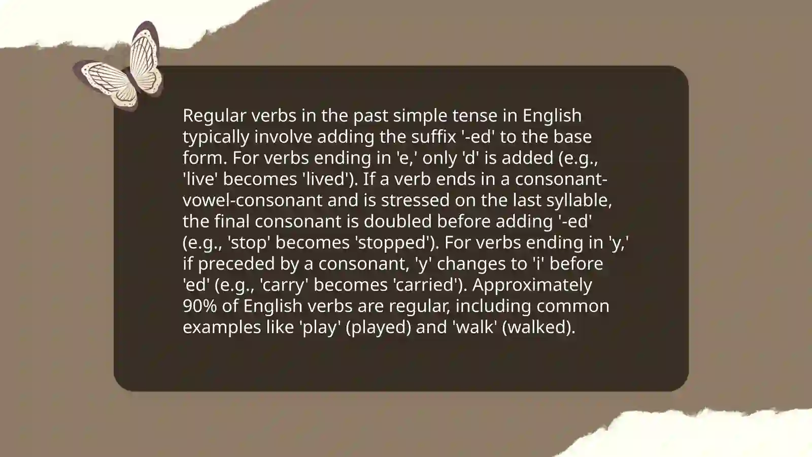 Past Simple 4