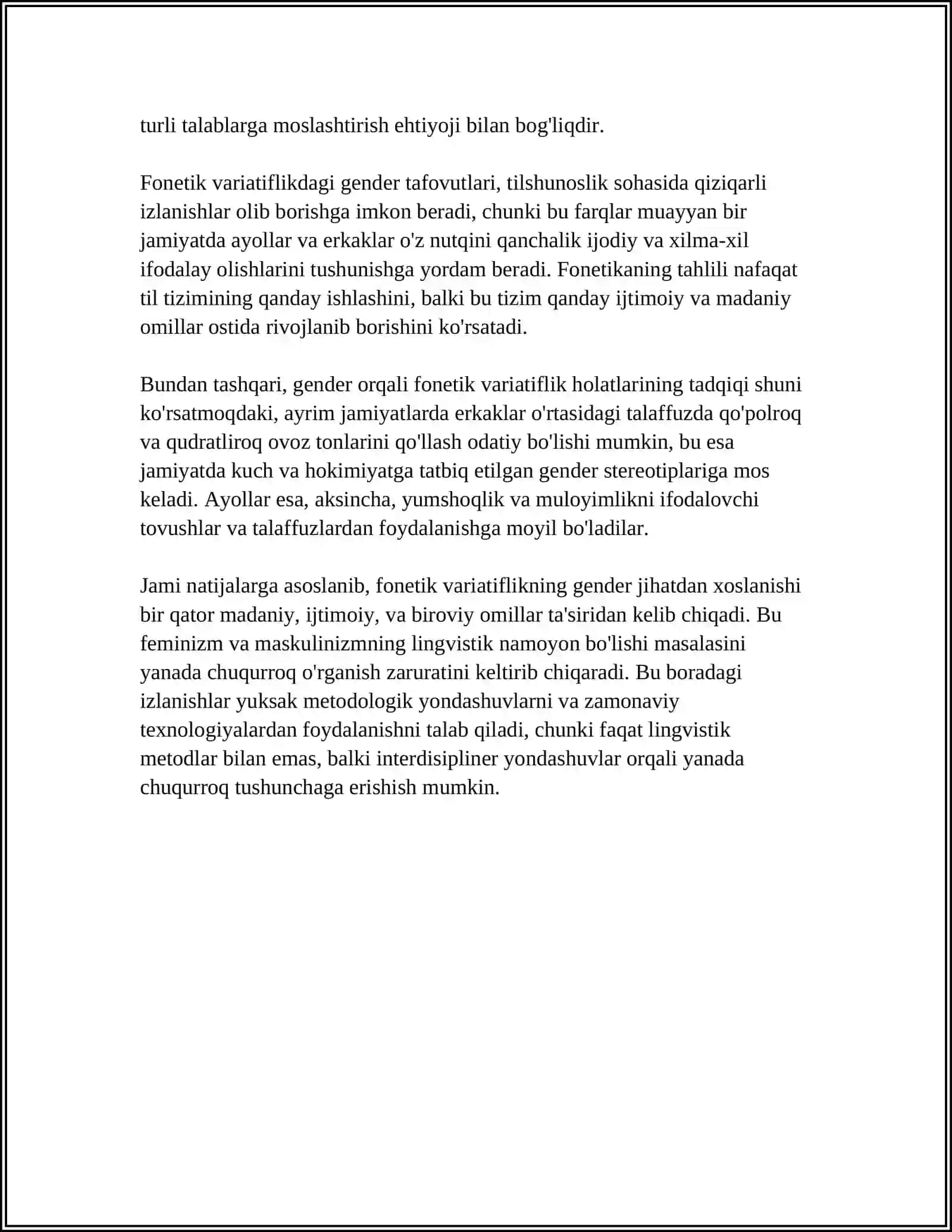 VARIATIFLIKNING GENDER JIHATDAN XOSLANISHI 4