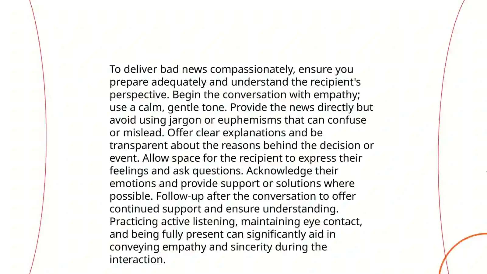Breaking Bad News:Language and Empathy 4