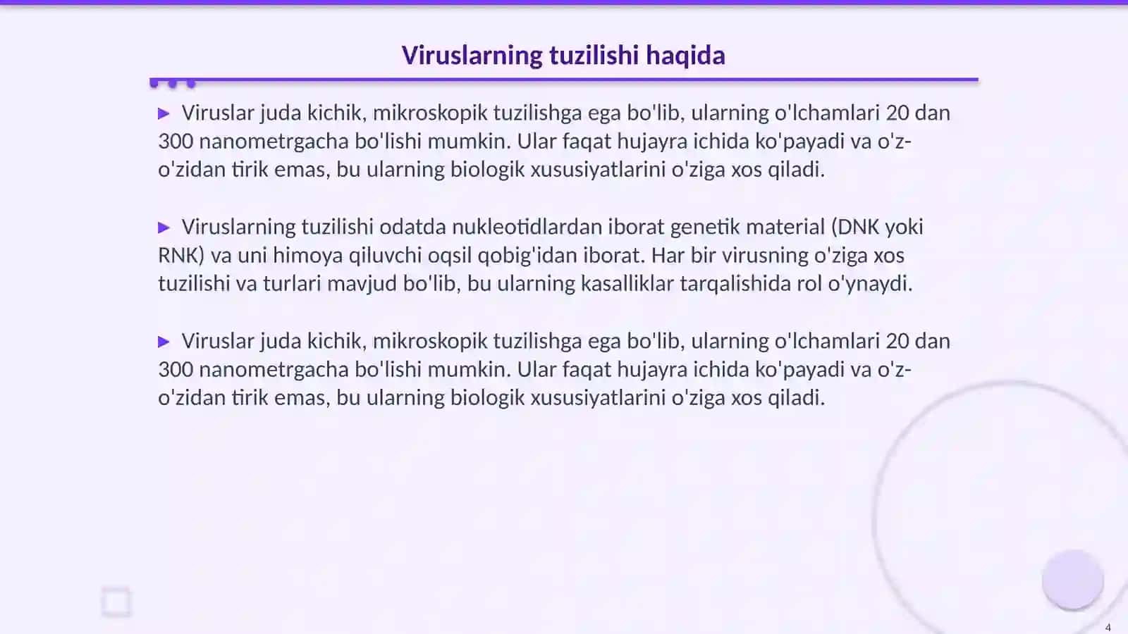 Virusologiya fanining oʻrganish tarixi 4