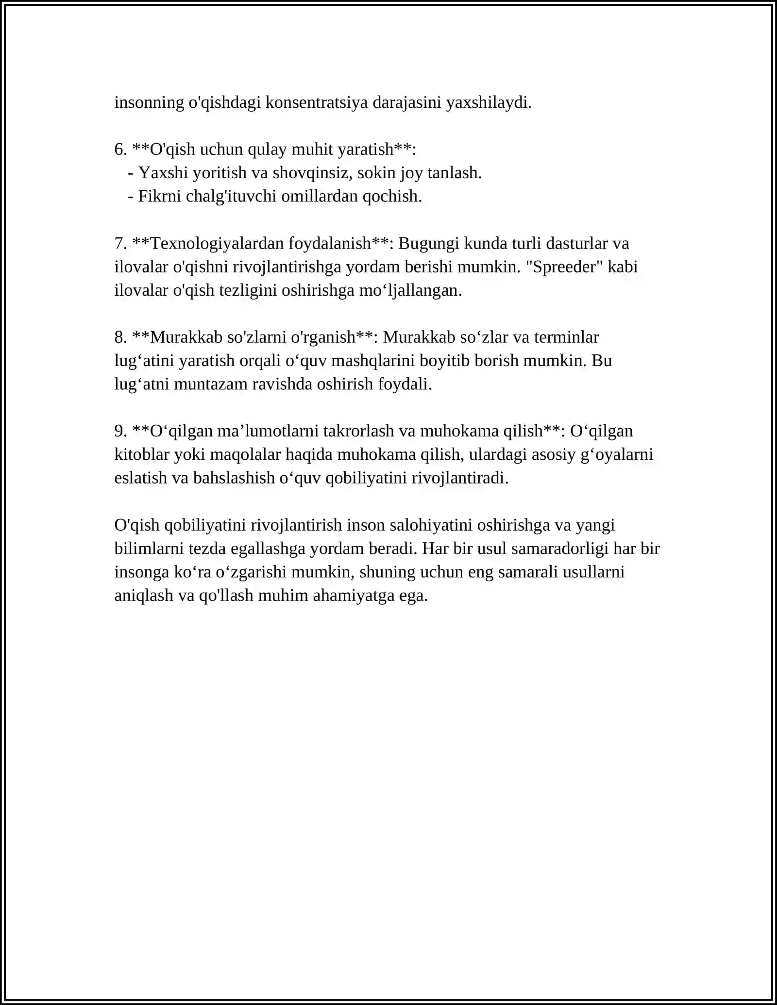 IDEAS TO HELP WITH READING 4