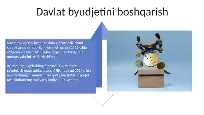 Gʻaznachilik tizimining asosiy vazifalari 4