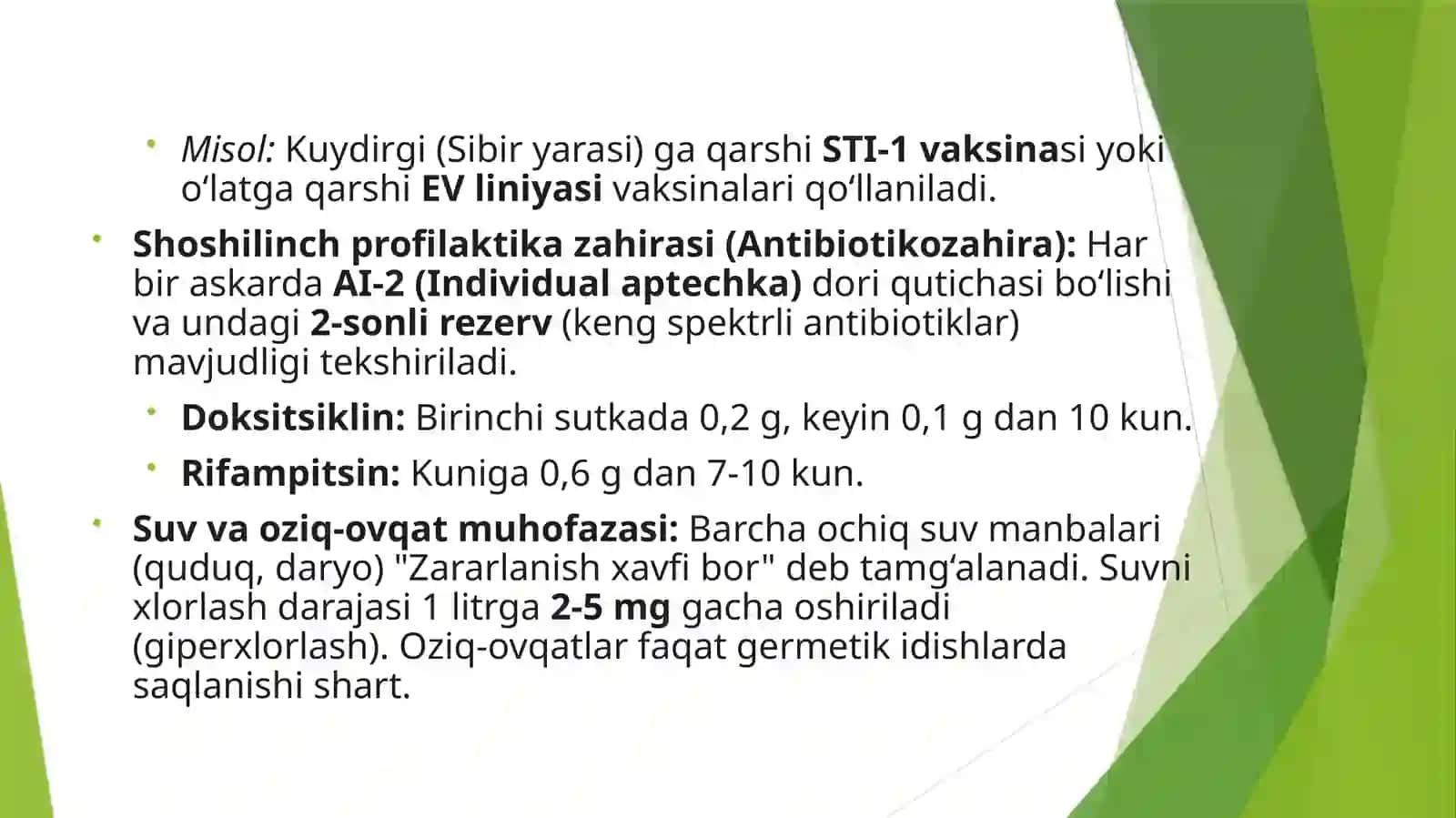 Dushman tomonidan Bakteriologik Qurol Qo‘llanilishi Xavfi 4