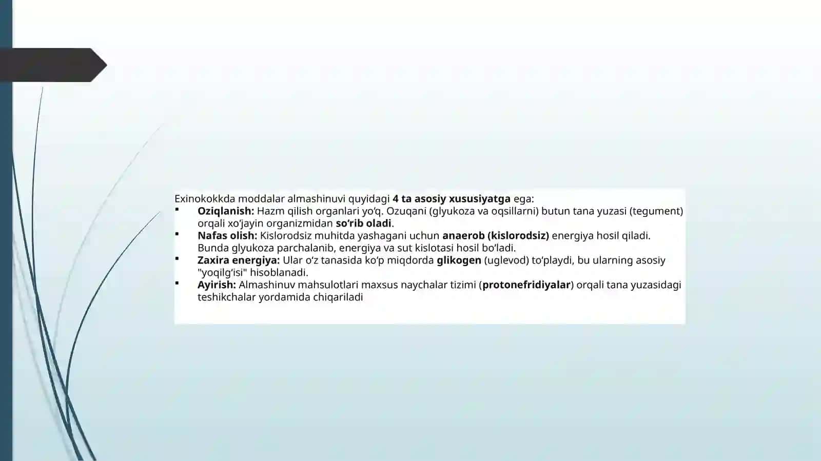 Exinokokkning tuzilishi, rivojlanish sikli, yuqish yo'llari, diagnostikasi va profilaktikasi 4