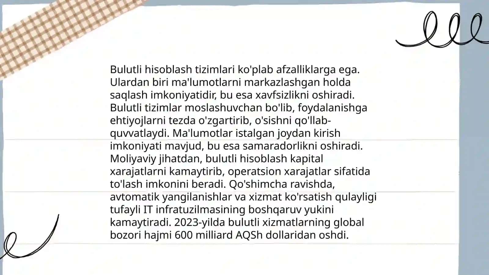 Kasbiy faoliyatda bulutli texnologiyalar va ularning taʼlimiy imkoniyatlari 4