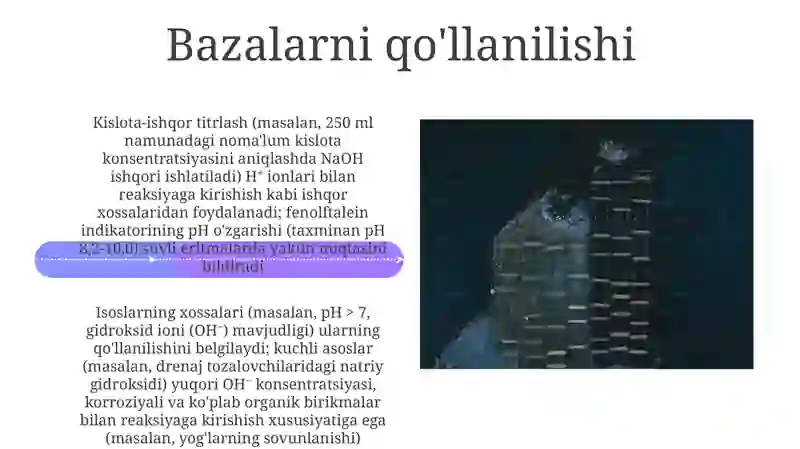 Asoslarning olinishi va xossalari 4