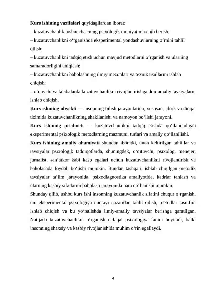 KUZATUVCHANLIKNI TADQIQ ETISH METODLAR TASNIFI 4