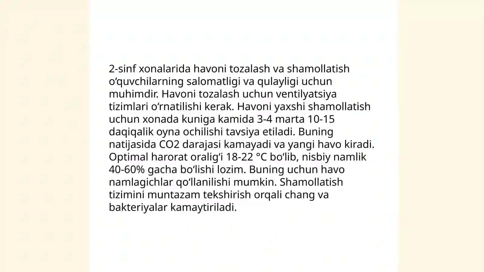Ta`lim-tarbiya ishlari gigiyenasi. Maktab yoshi va o‘quv yili gigiyenasi 4