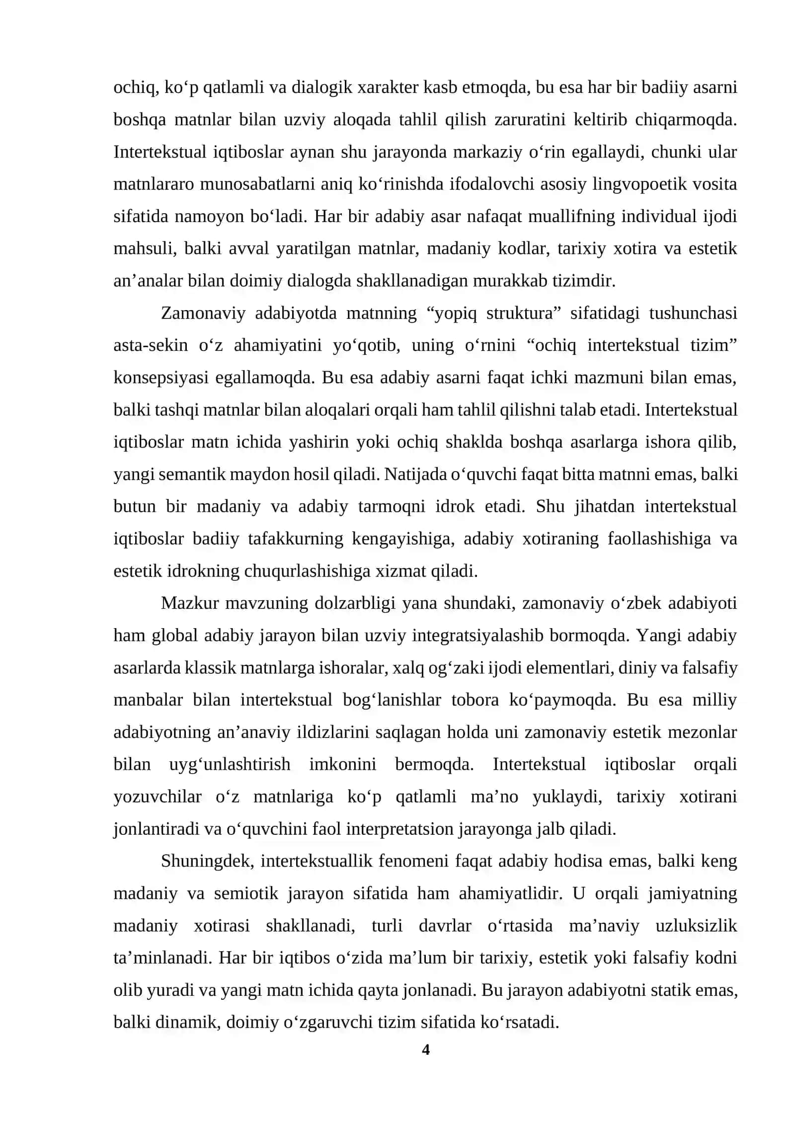 Adabiy Tilda Intertekstual Iqtiboslari 4