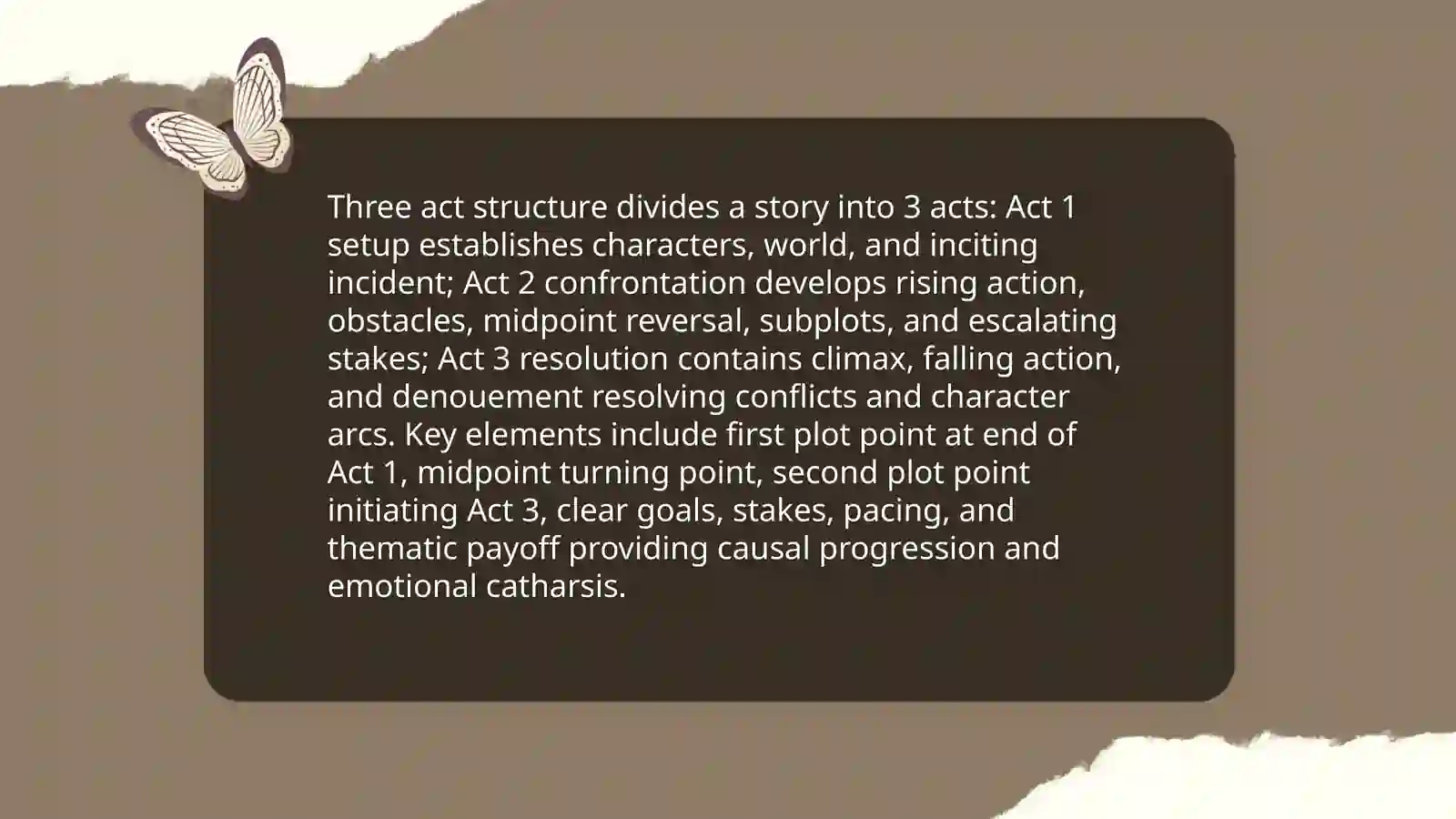 Narrative structure 4