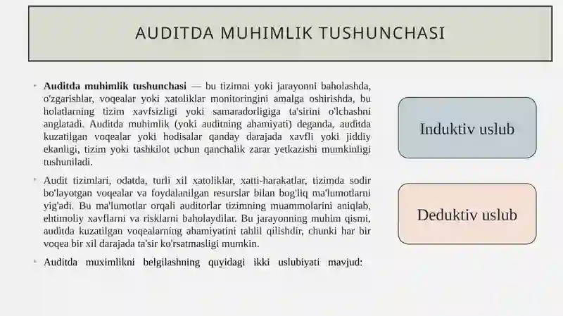 Auditorlik riski 4