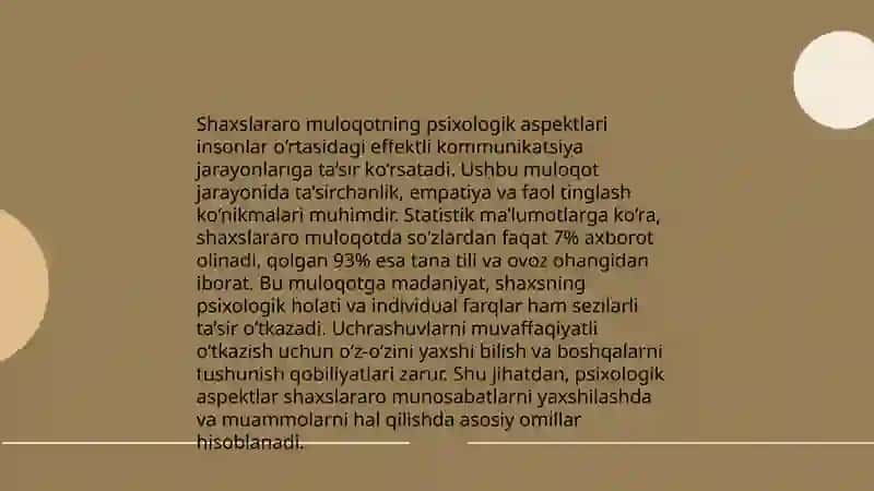 Deontologiya,shaxslararo muloqot 4
