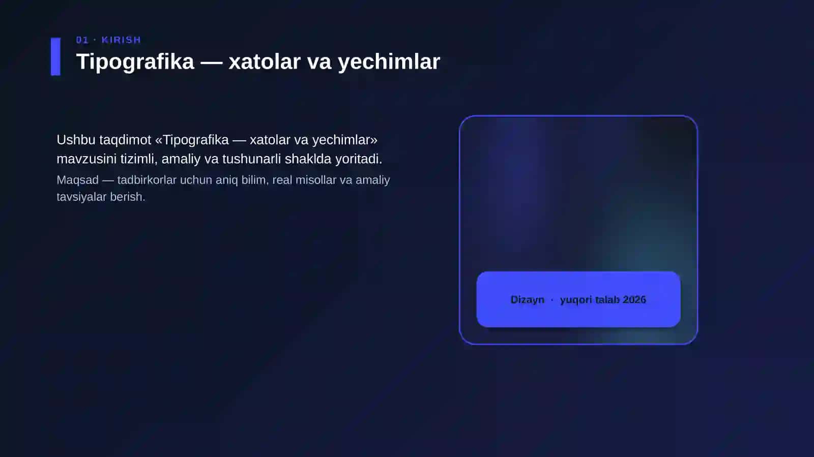 Tipografika — xatolar va yechimlar 4