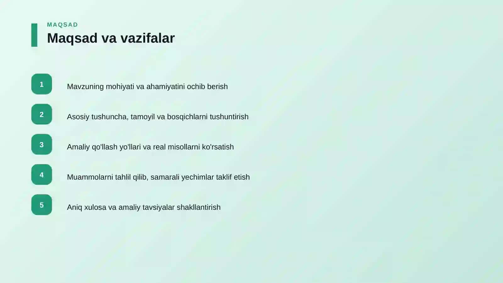 Suhbatdan o'tish — asoslari — 2-qism 4