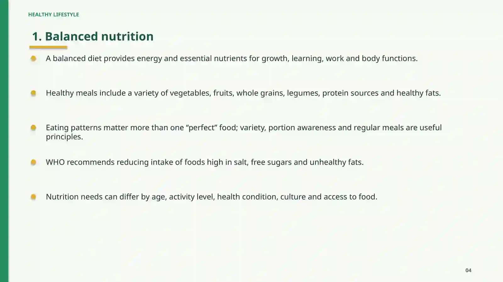 HEALTHY LIFESTYLE 4