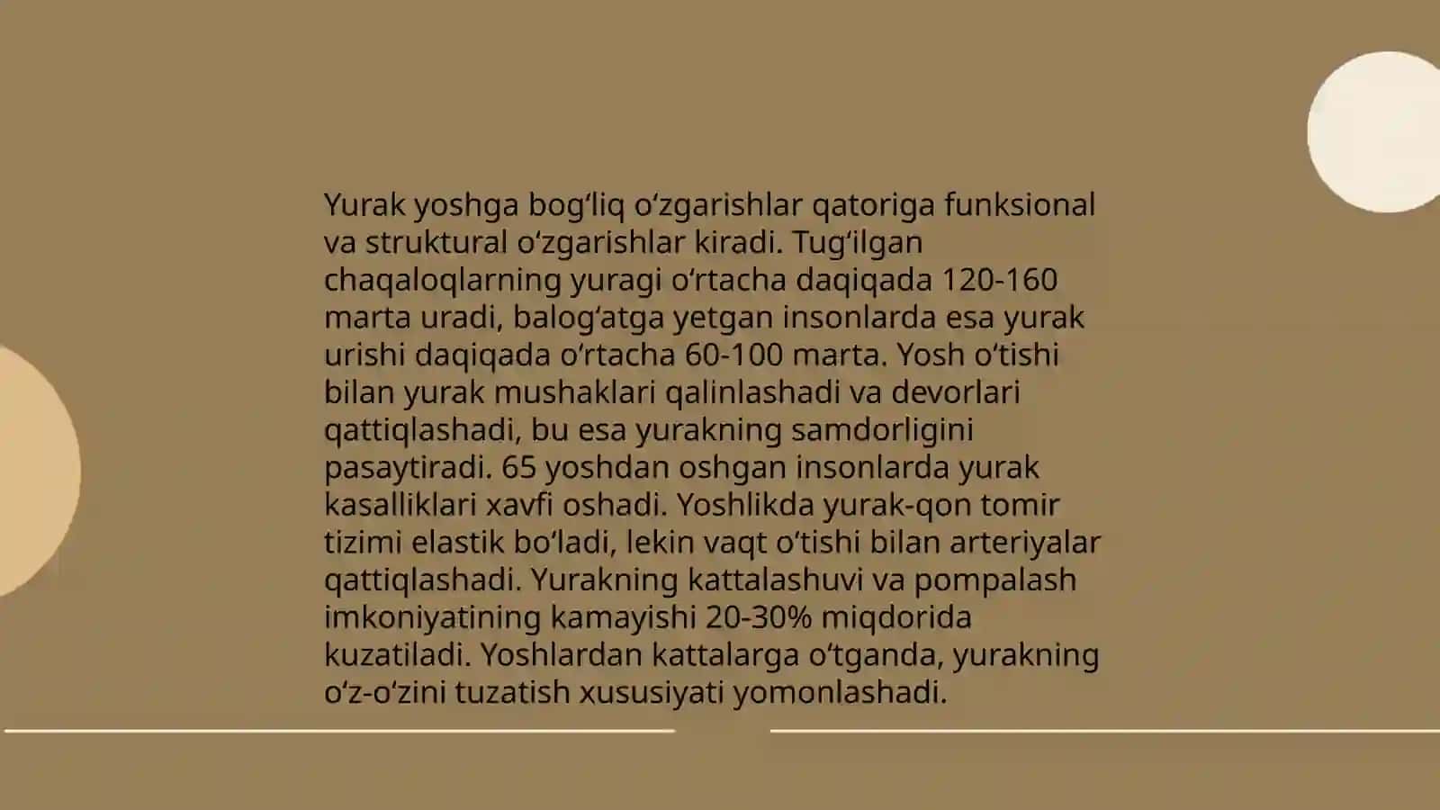 Qon aylanish tizimining yosh xususiyatlari va gigiyenasi 4