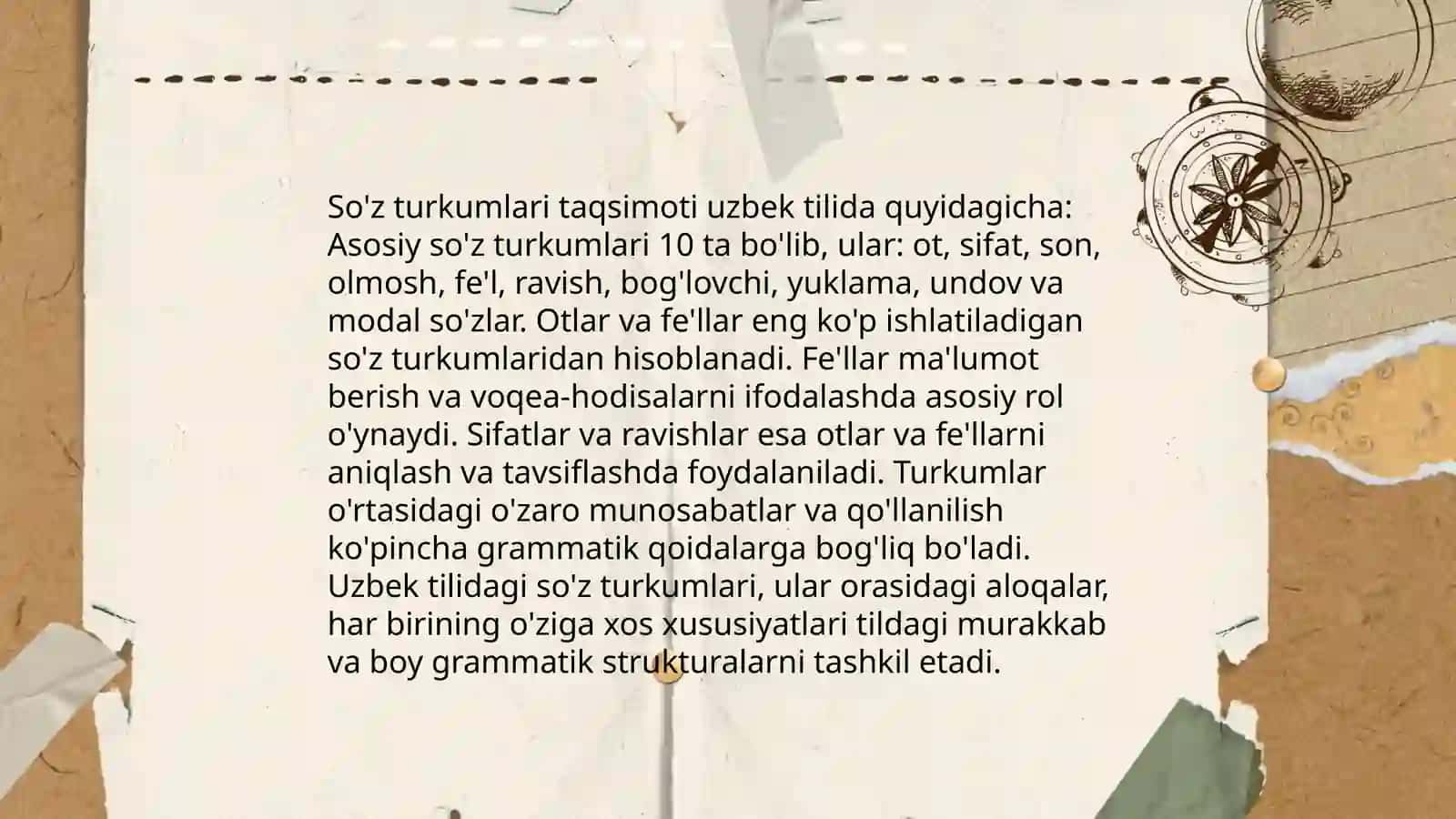 Dunyoning ishlari" qissasidagi "Eng og'ir gunoh" hikoyasi matnining morfologik xususiyatlarini tahlil qilish 4