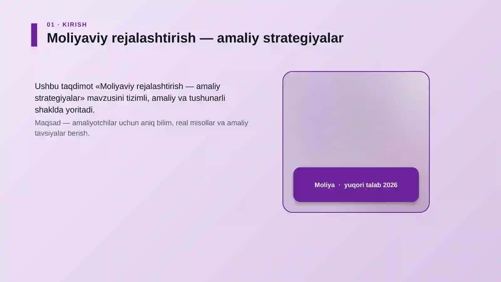 Moliyaviy rejalashtirish — amaliy strategiyalar 4