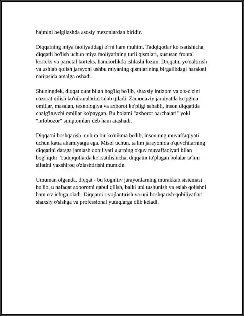 DIQQAT HAQIDA TUSHUNCHA VA UNING NERV-FIZIOLAGIK ASOSLARI 4