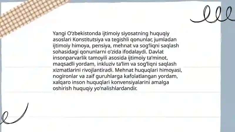 Yangi Oʻzbekistonda xalqchillik va insonparvar davlat qurishning ijtimoiy siyosiy ahamiyati 4