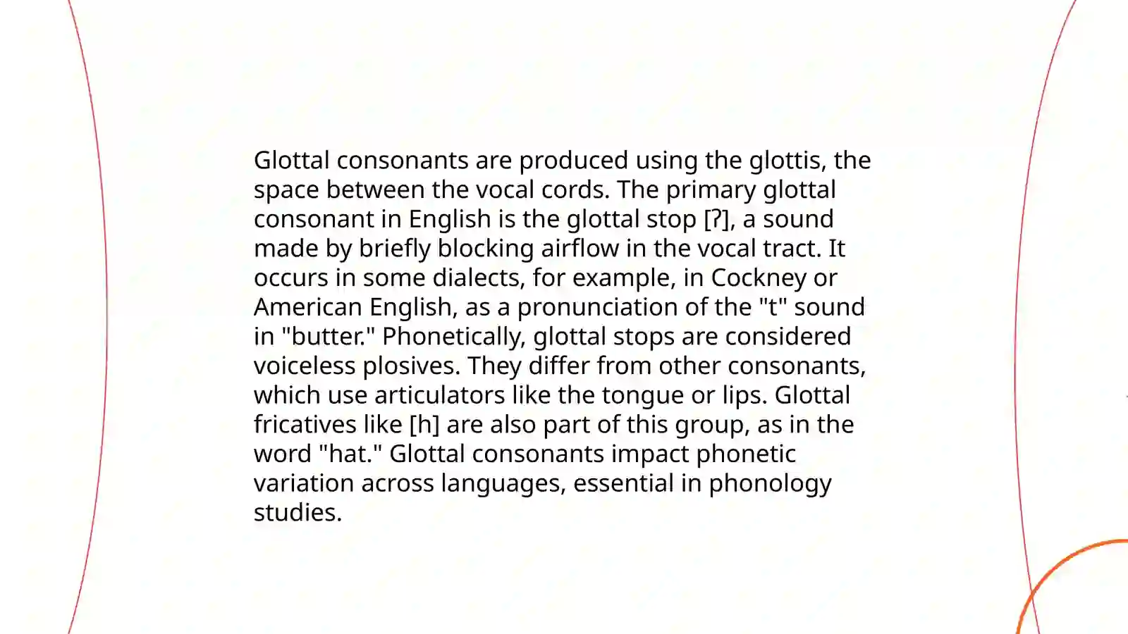 Glottal consonant 4