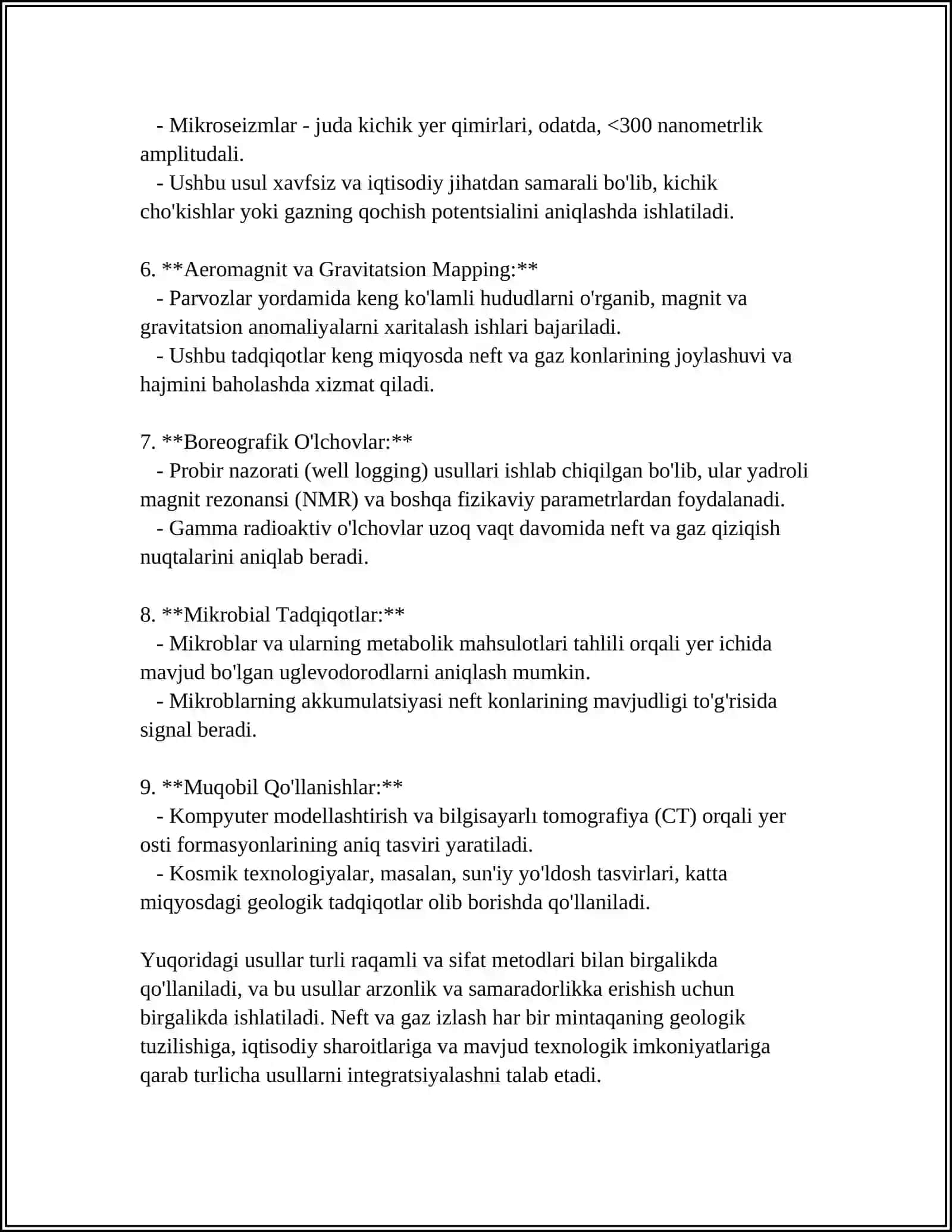 NEFT VA GAZ KONLARINI IZLASH VA QIDIRISH JARAYONIDA TUZILADIGAN GRAFIK MATERIALLAR 4