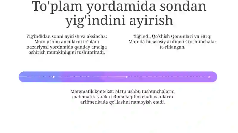Yig'indidan ayirish 4