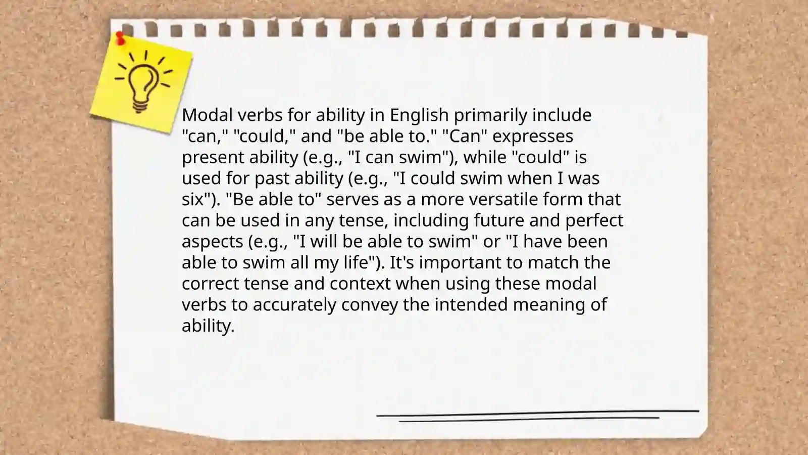 Modal verbs 4