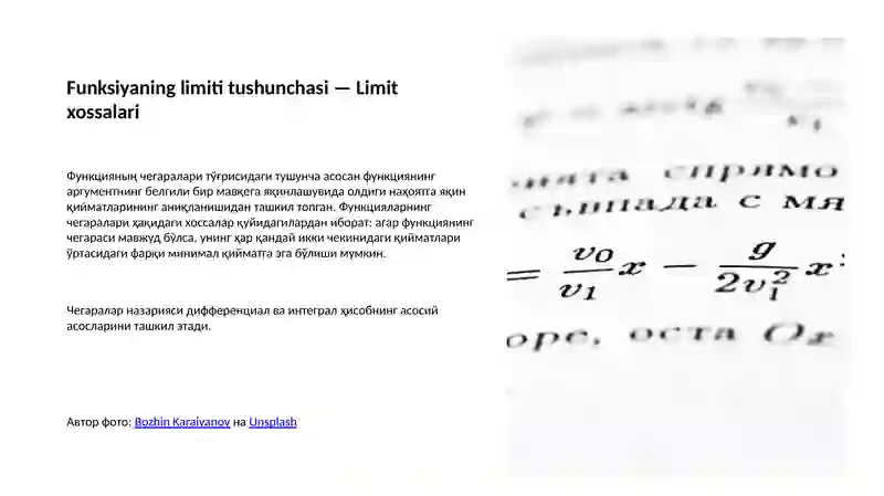 Matematik Analiz 4