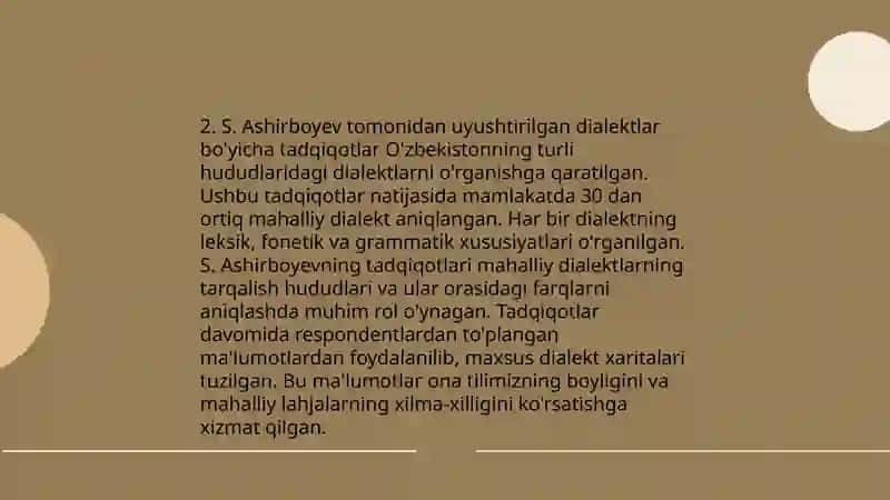S.Ashirboyevning dialektologiyaga qõshgan hissasi haqida 4