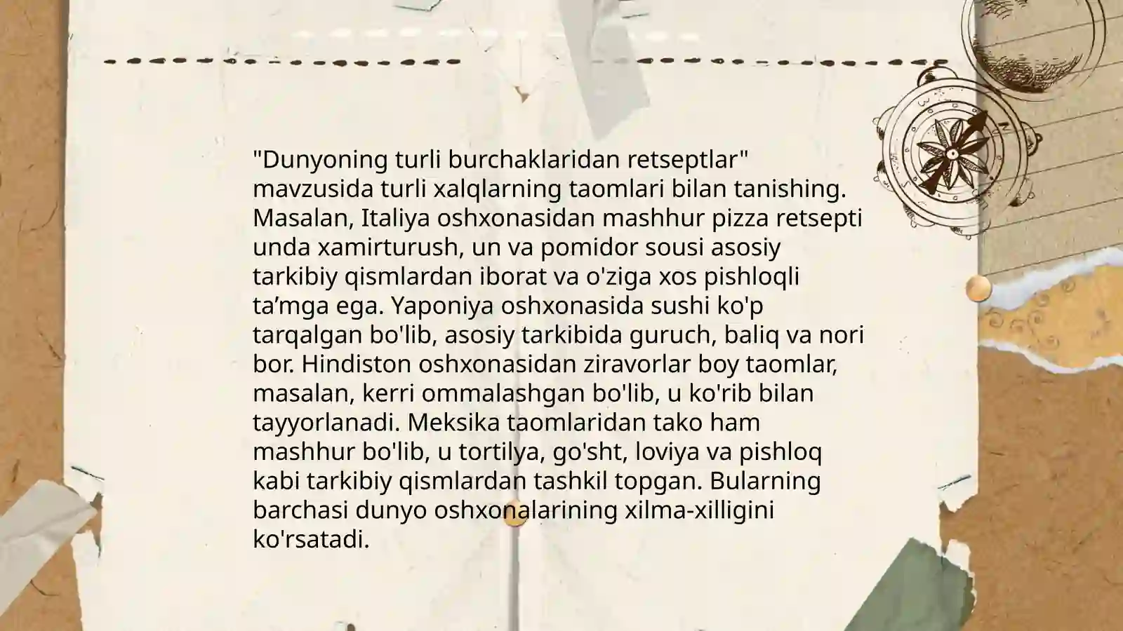 Retsept tarixi 4