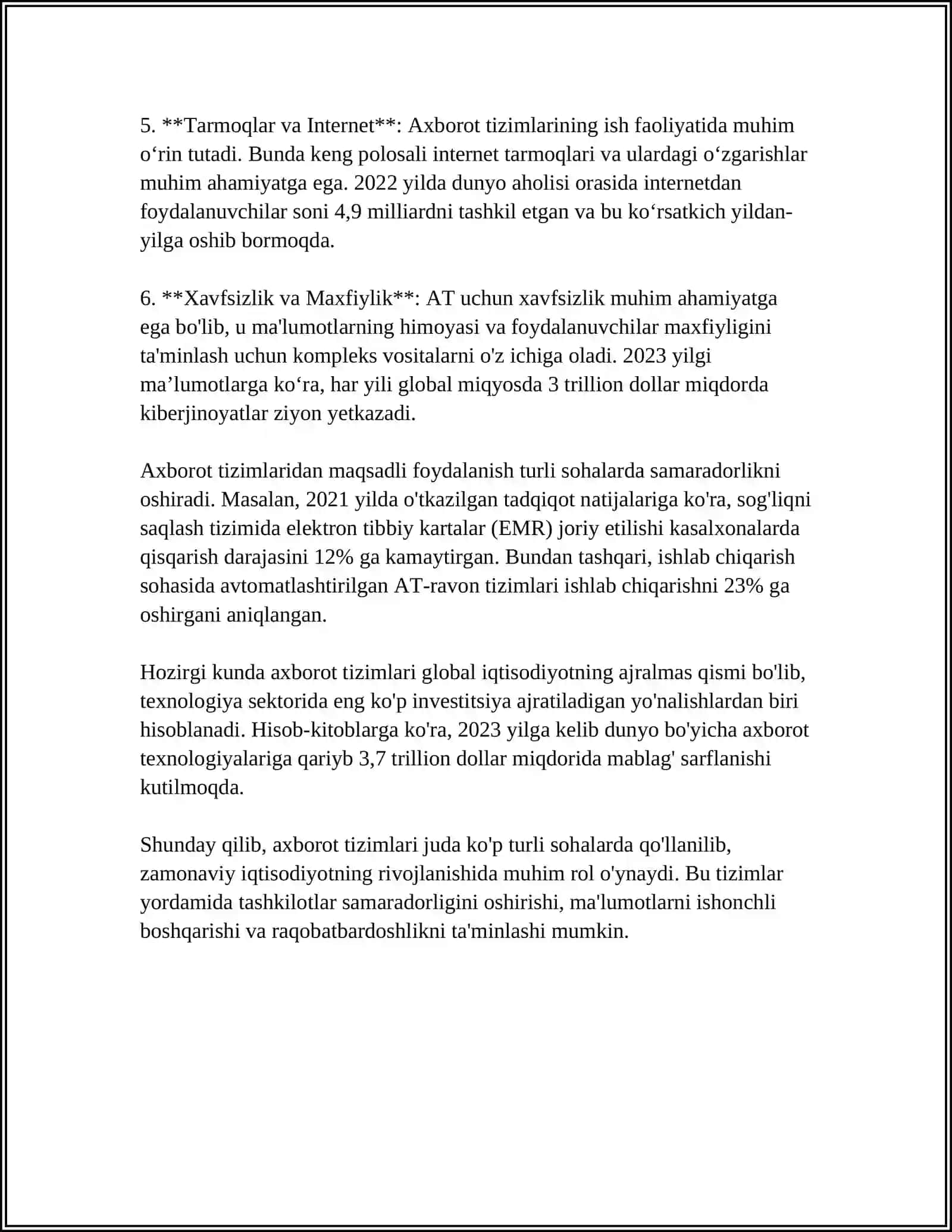 IQTISODIYOTDA FOYDALANILADIGAN DASTURIY MAHSULOTLAR 4