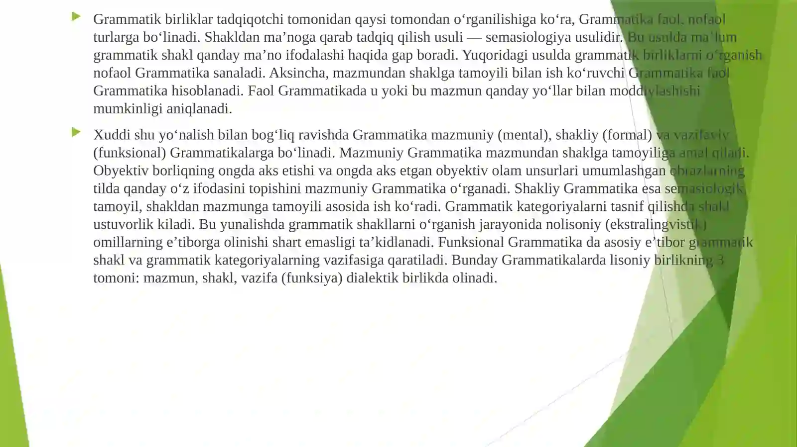 Grammatika va uning turlari 4