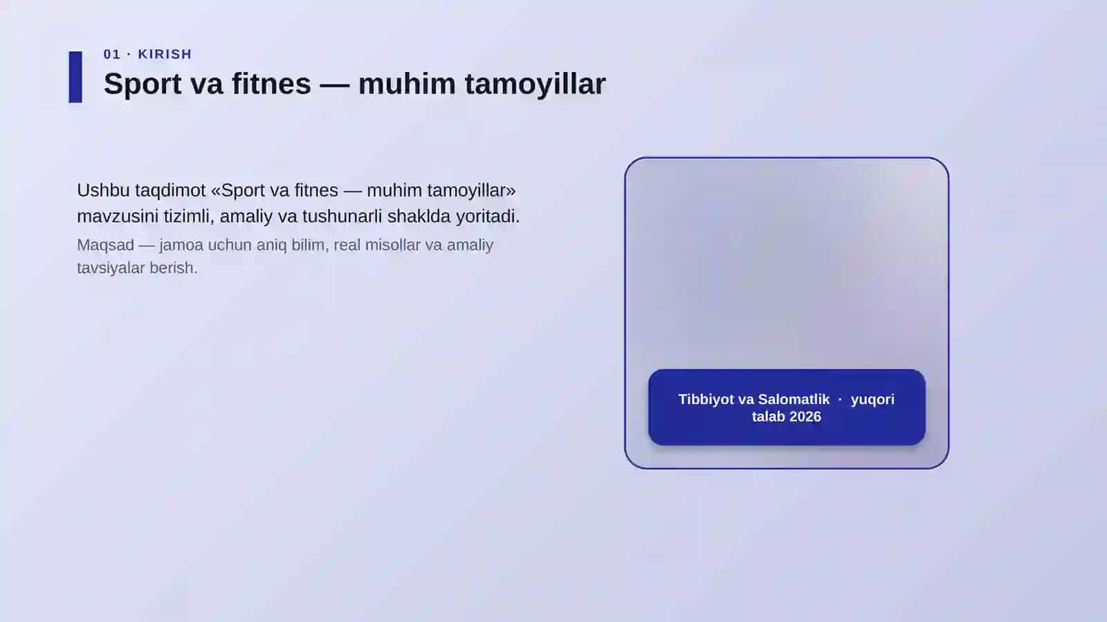 Sport va fitnes — muhim tamoyillar 4