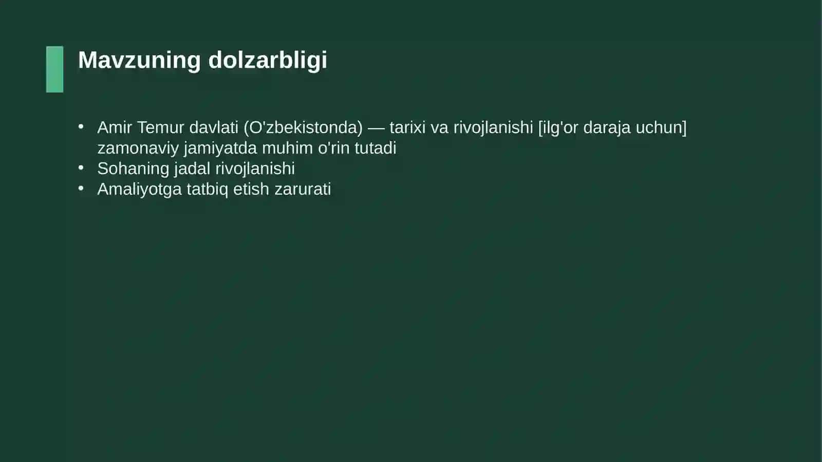 Amir Temur davlati (O'zbekistonda) — tarixi va rivojlanishi [ilg'or daraja uchun] 4