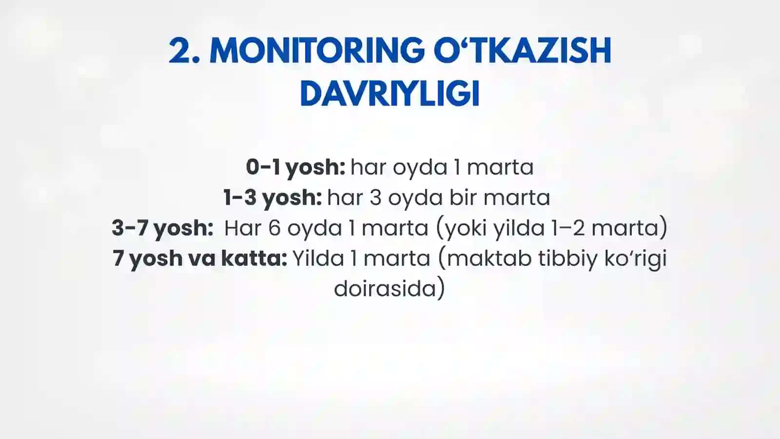 BOLALARDA JISMONIY RIVOJLANISH MONITORINGI 4