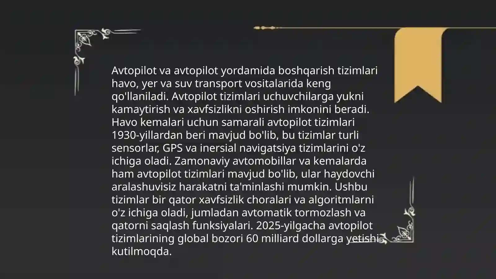 Avtomobillarda zamonaviy intelektual texnologiyalar 4