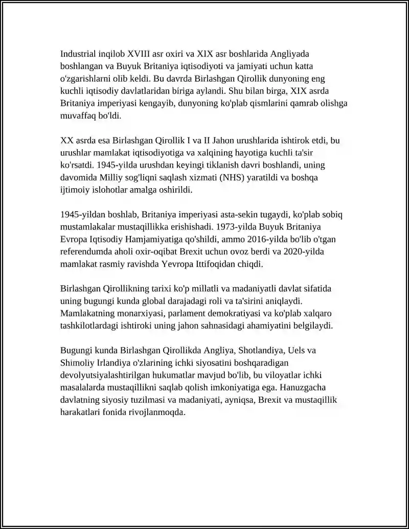 UNITED KINGDOM 4
