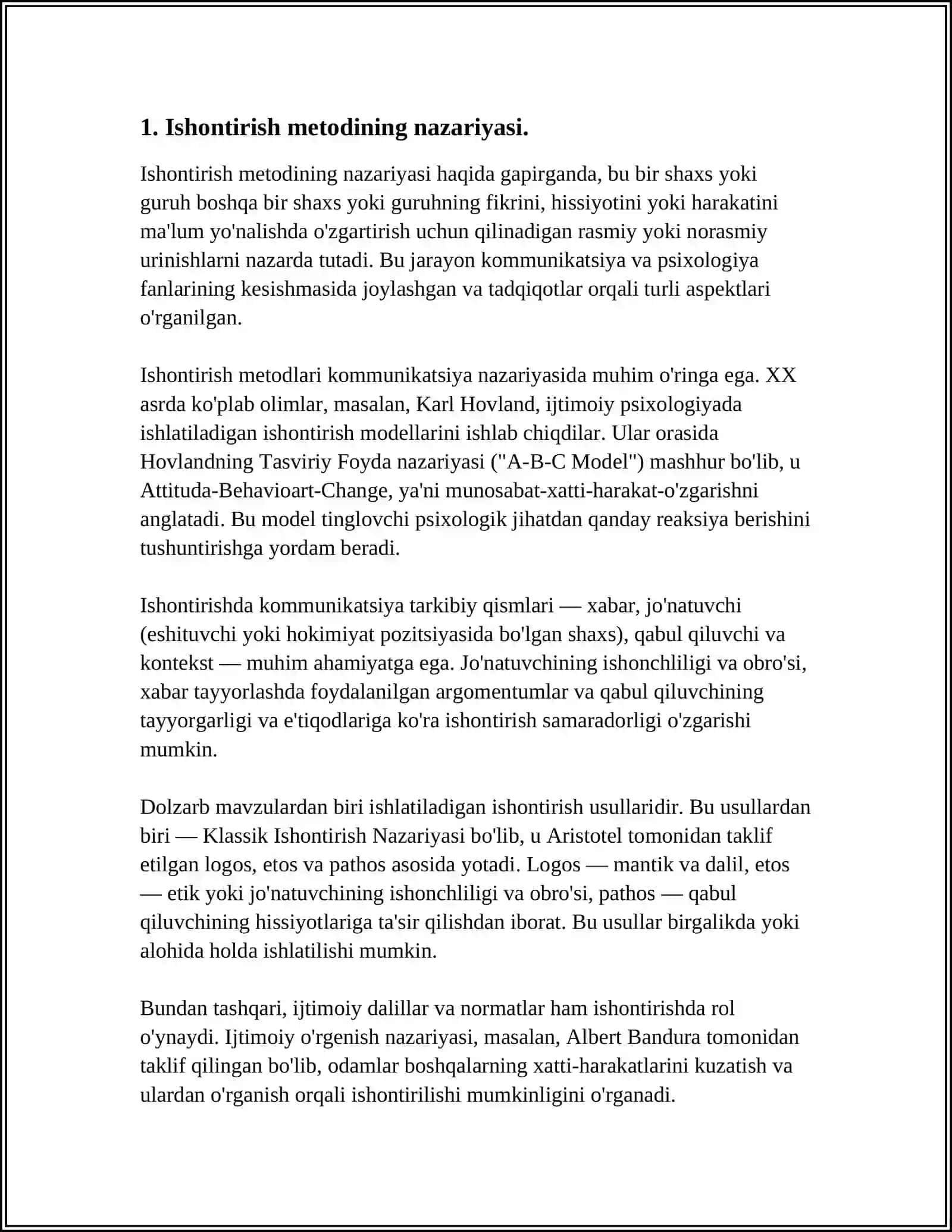 Ijtimoiy Pedagogikada Ishontirish Metodi 4