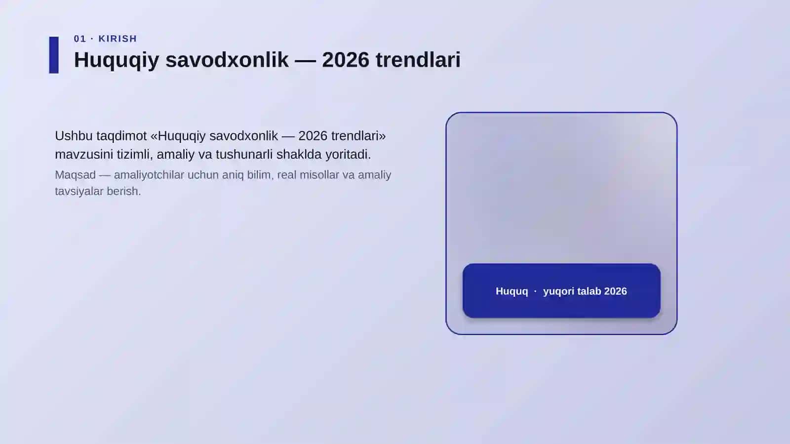 Huquqiy savodxonlik — 2026 trendlari 4