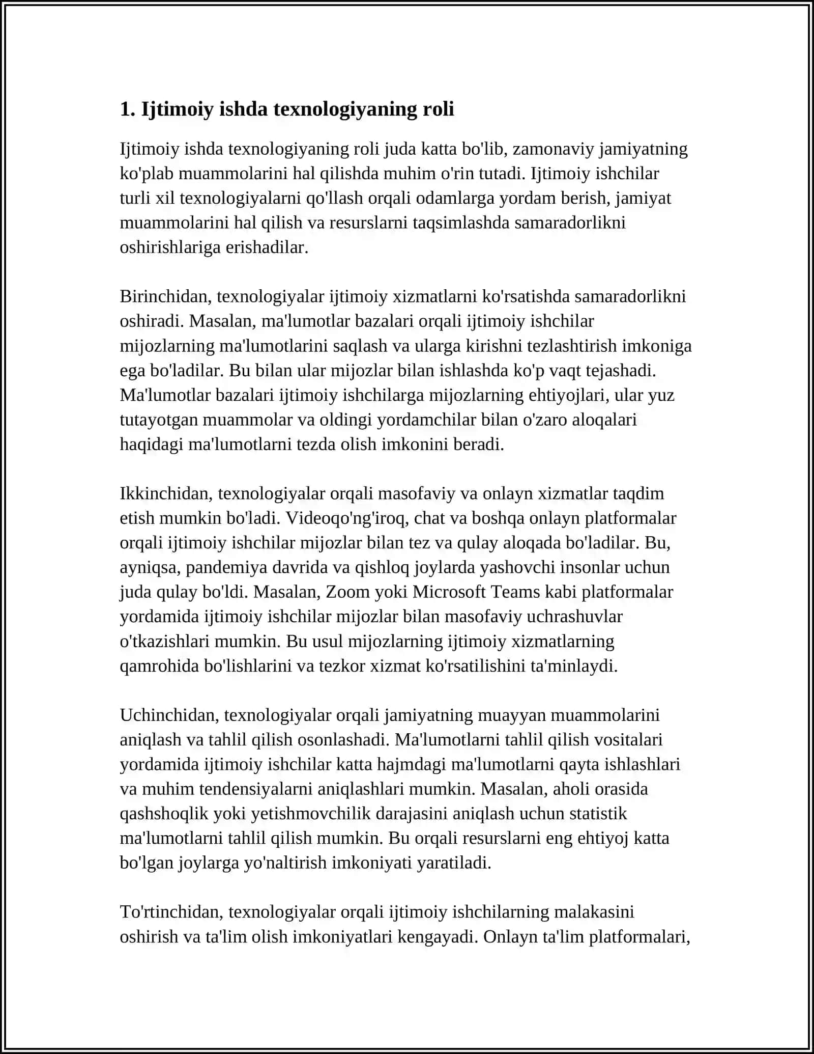 IJTIMOIY ISHDA TEXNOLOGIYA TUSHUNCHASI VA TURLARI 4