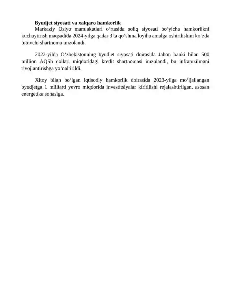 Fiskal (budjet-soliq) siyosat 4