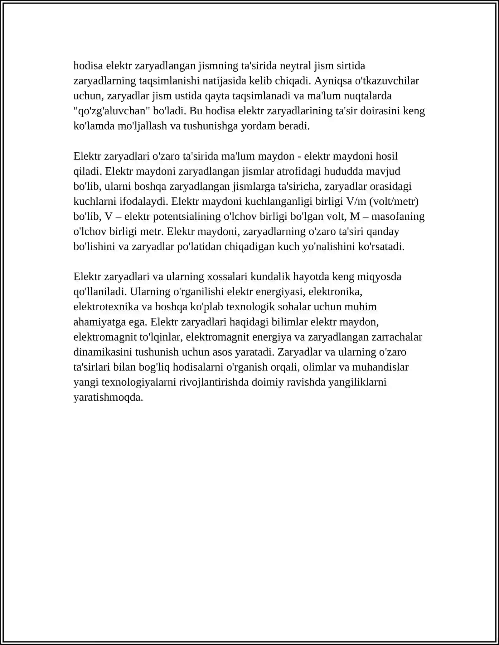 ELEKTR VA MAGNIT HODISALARI 4