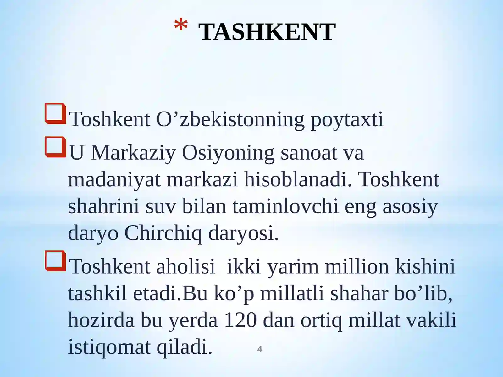 Toshkent 4