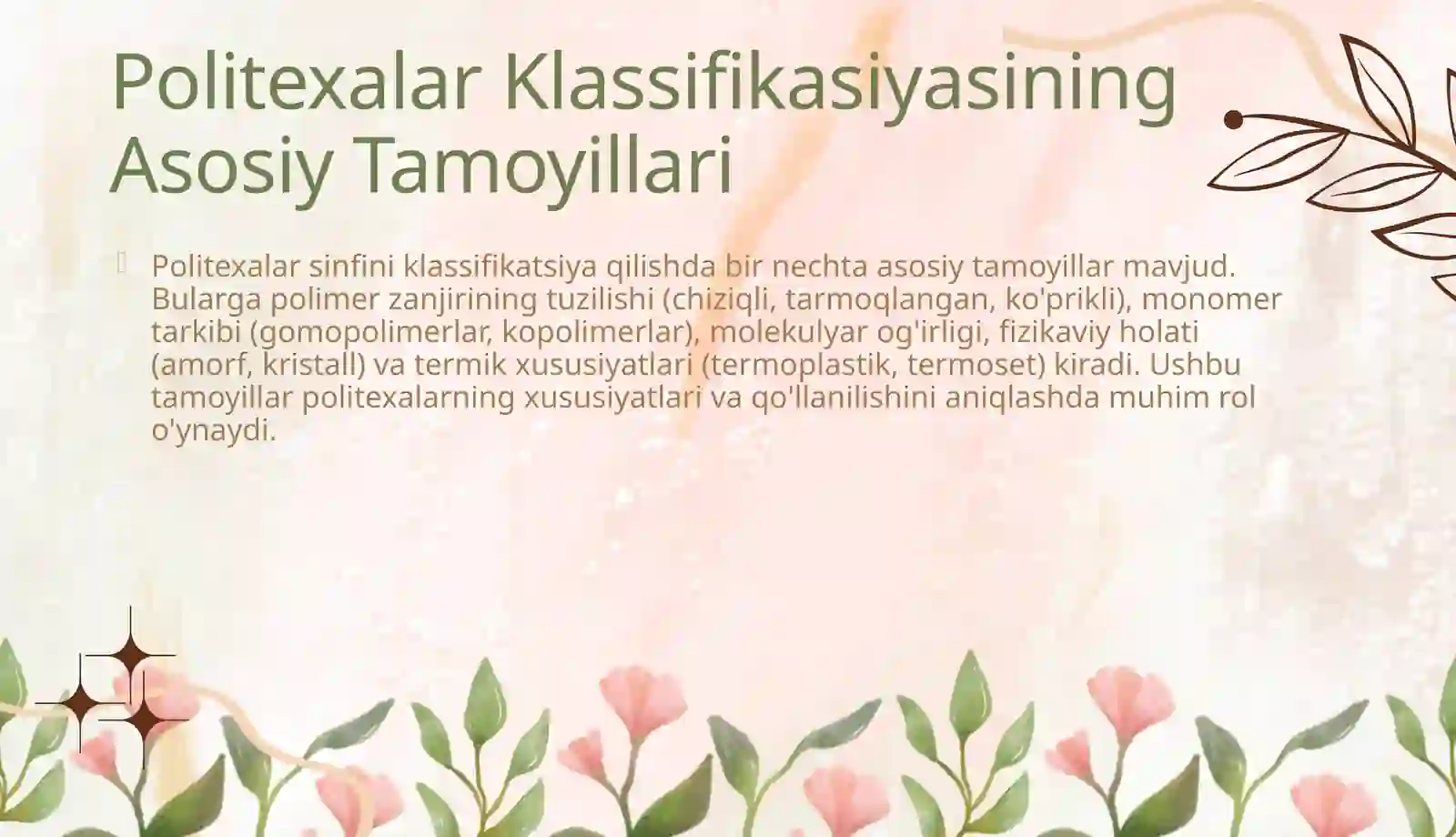 Politexalar Sinfining Klassifikasiyasi 4