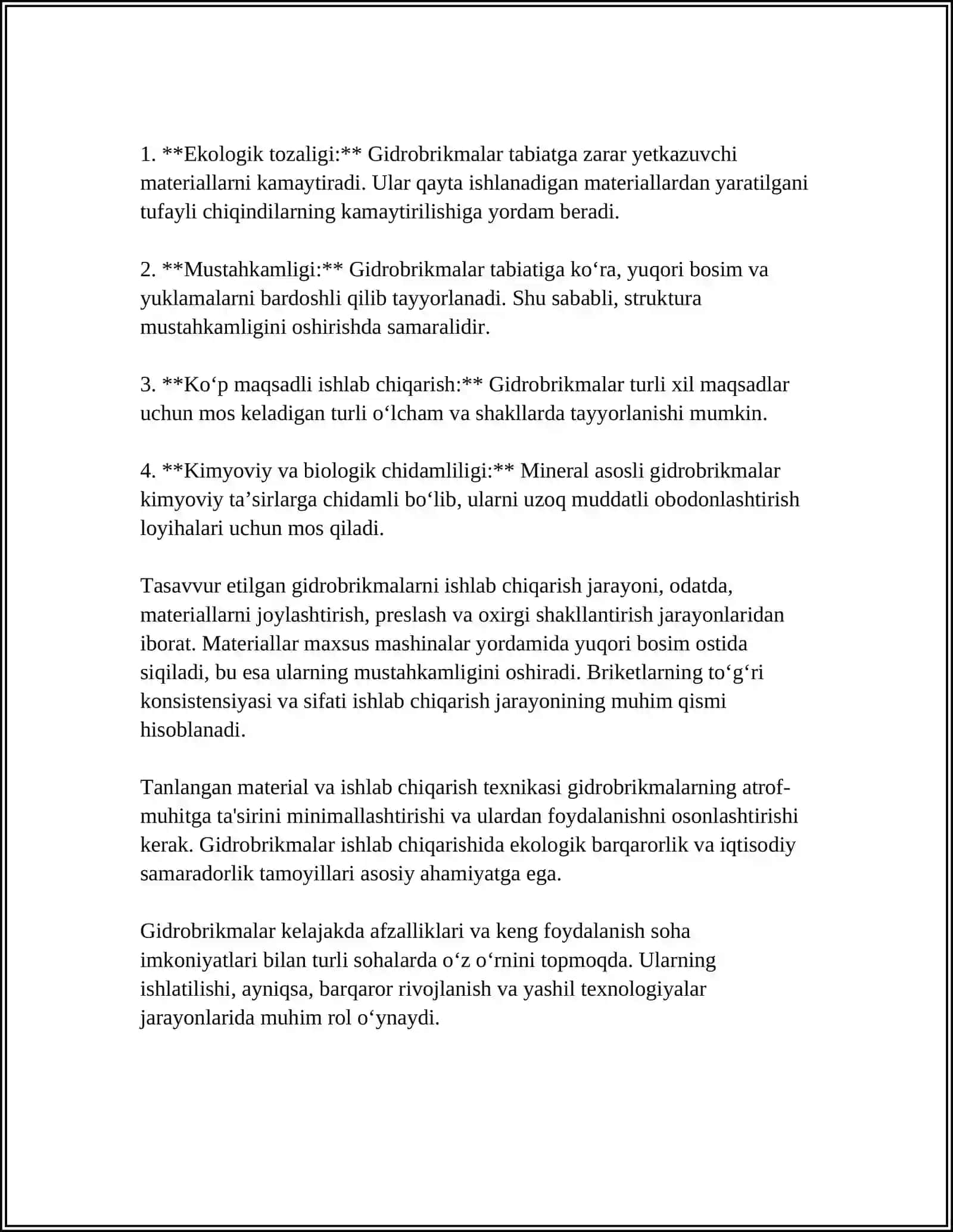 GIDROBRIKMALAR 4