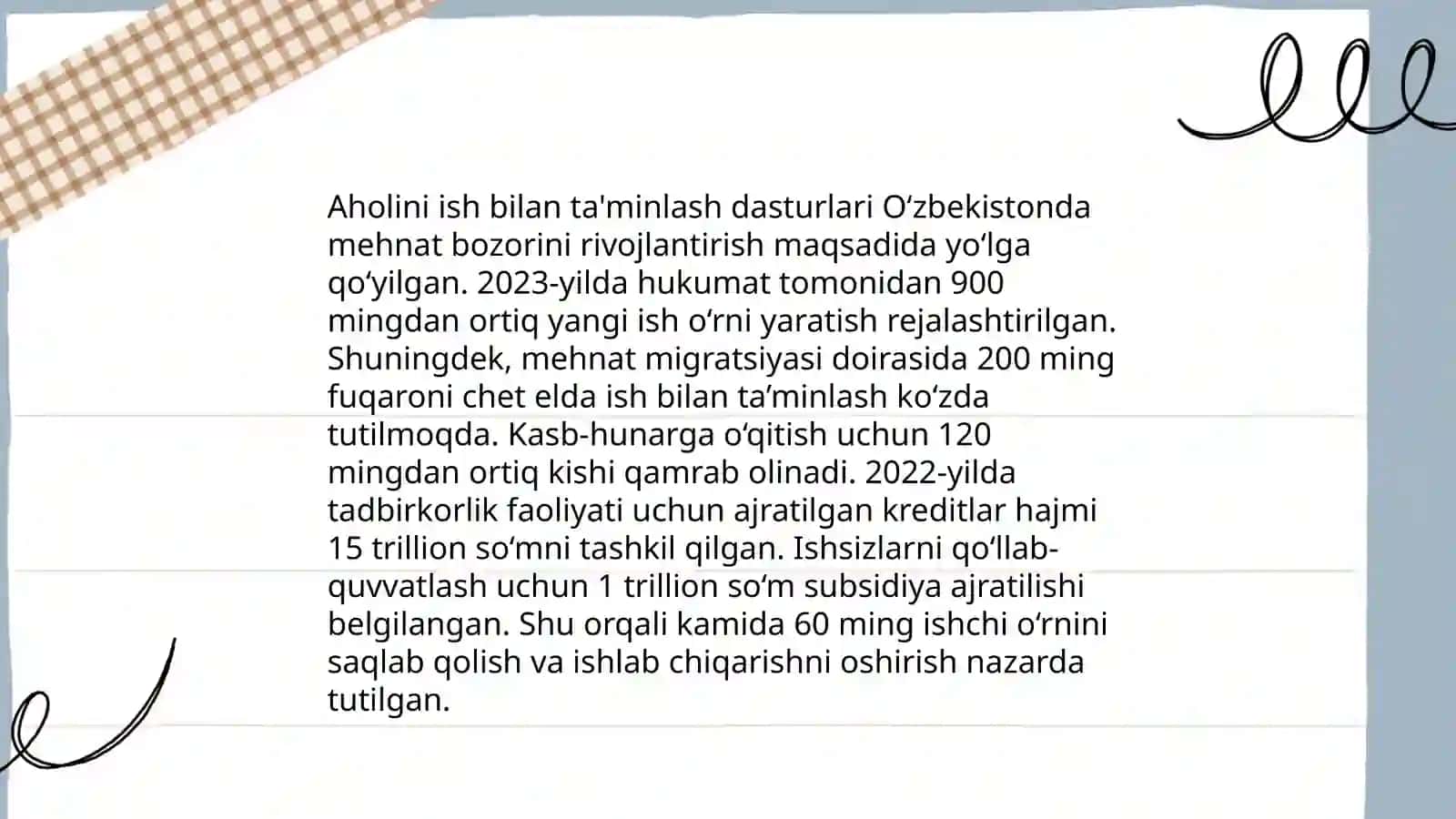 Ijtimoiy infratuzilmani rivojlantirish 4