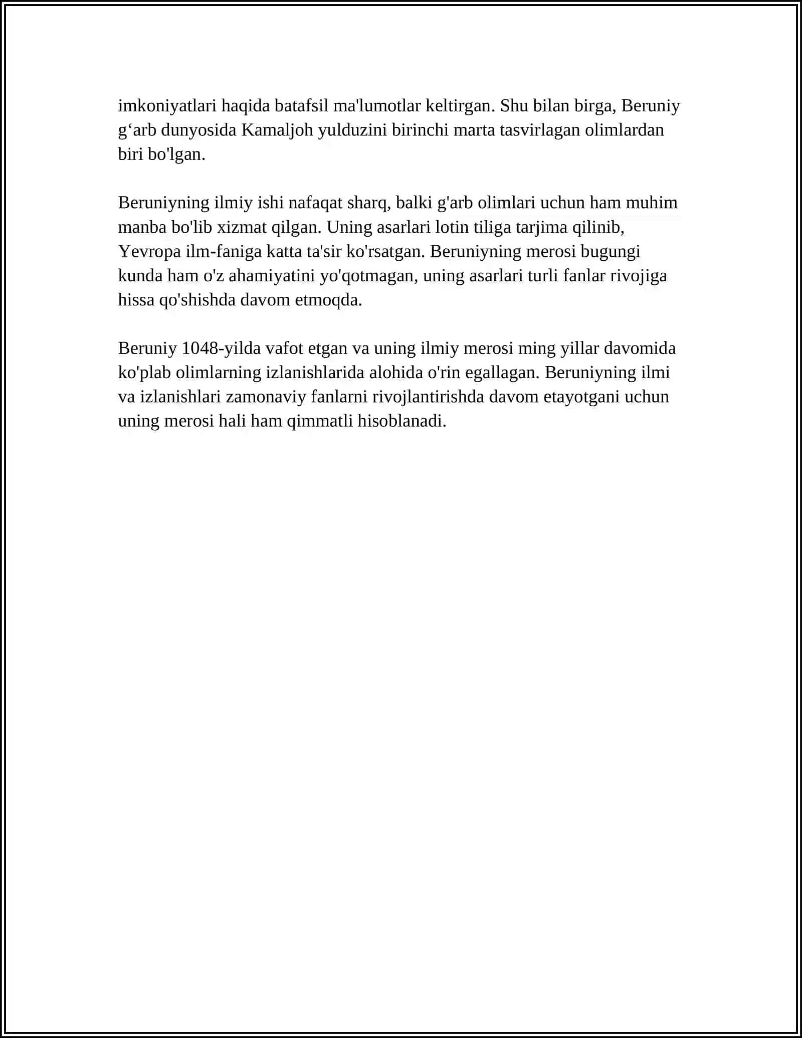 BUYUK ALLOMALARIMIZNING JAHON SIVILIZATSIYASIGA QOʻSHGAN HISSASI 4